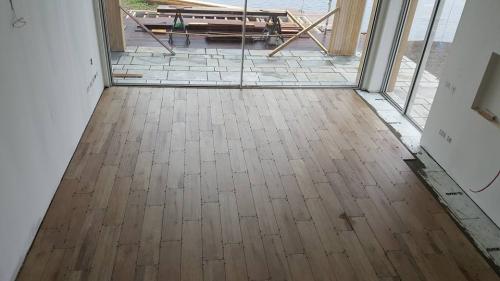 Wood Effect Floor Tile Project
